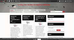 Desktop Screenshot of etudes-revelations-bibliques.com